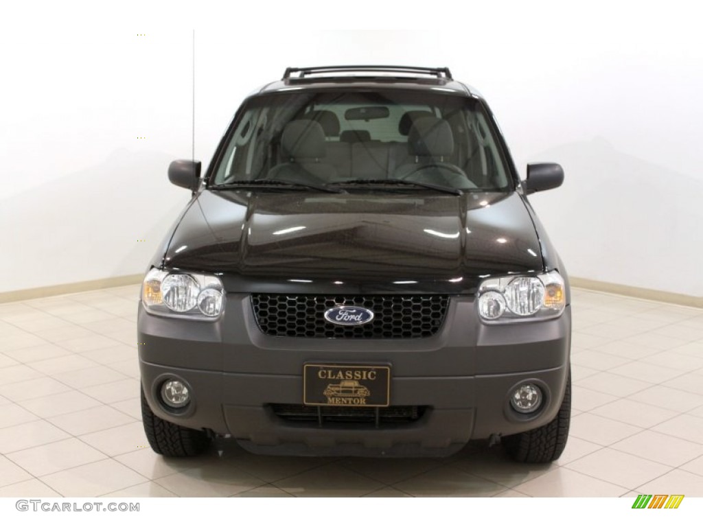 2006 Escape XLT V6 4WD - Black / Medium/Dark Flint photo #2