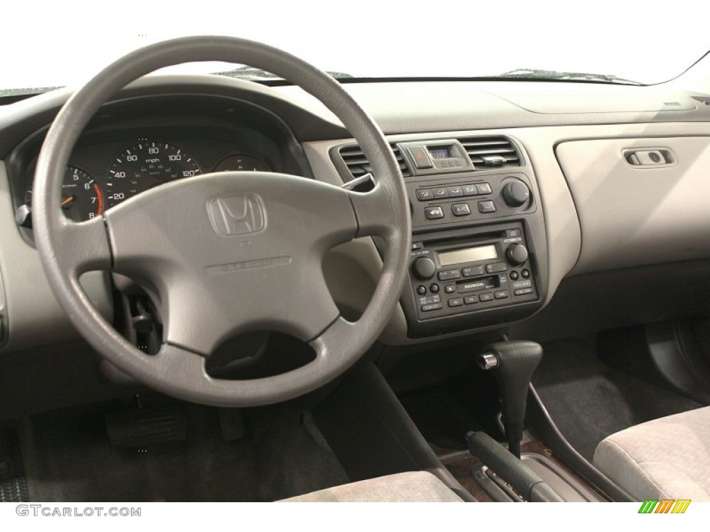 2002 Honda Accord VP Sedan Quartz Gray Dashboard Photo #66119994