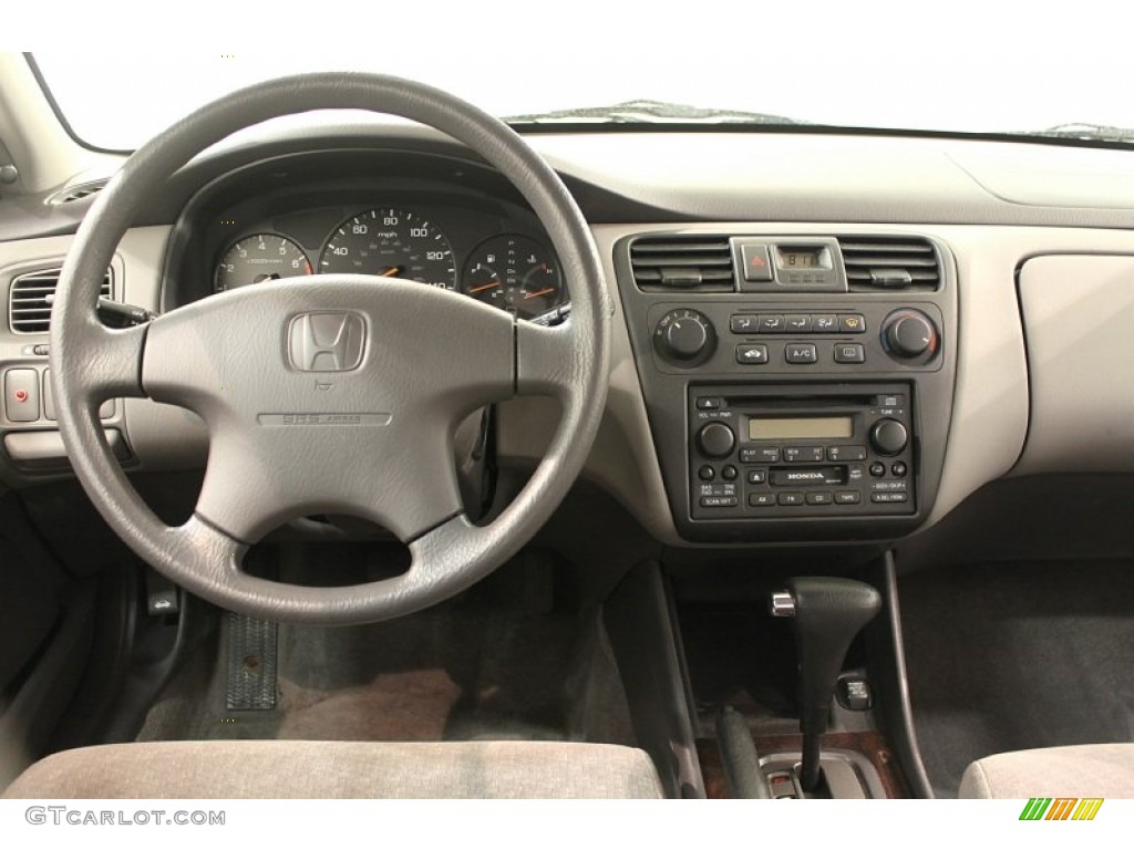 2002 Honda Accord VP Sedan Quartz Gray Dashboard Photo #66120021