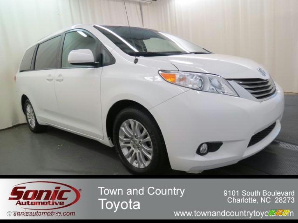 Super White Toyota Sienna