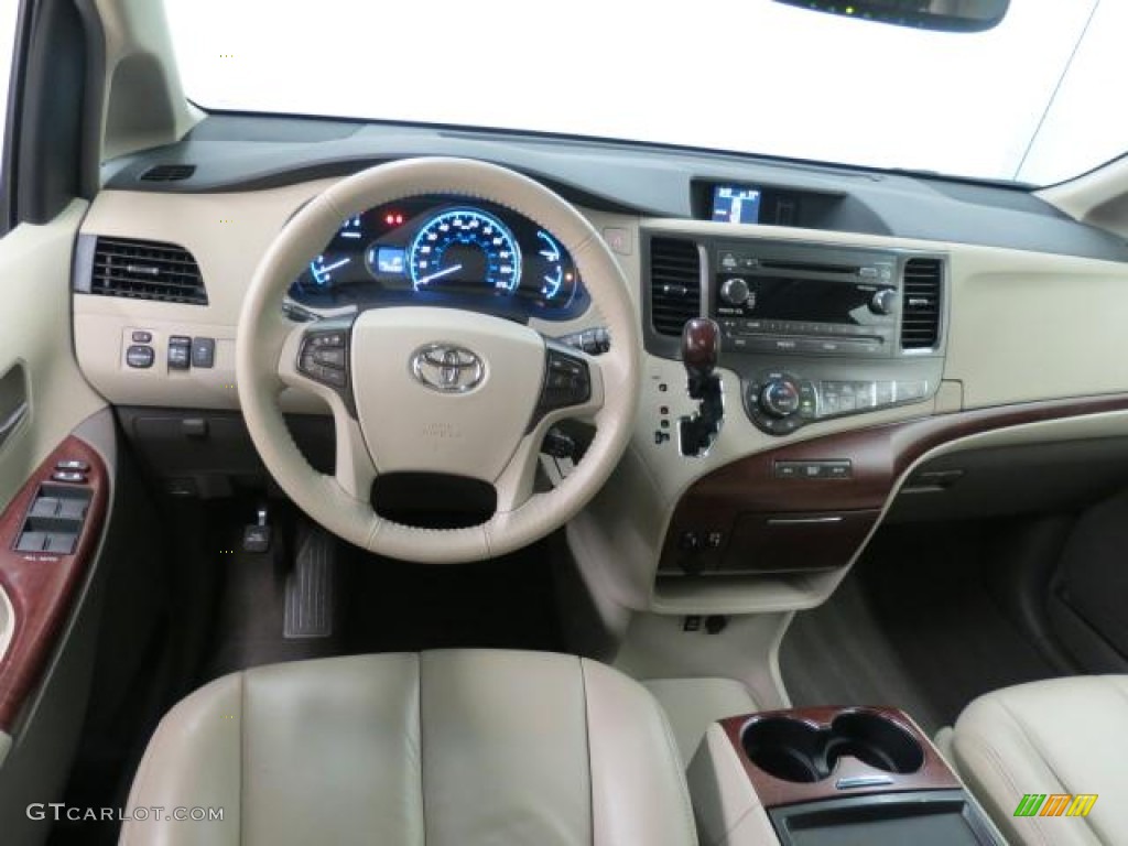 2011 Sienna XLE - Super White / Bisque photo #5