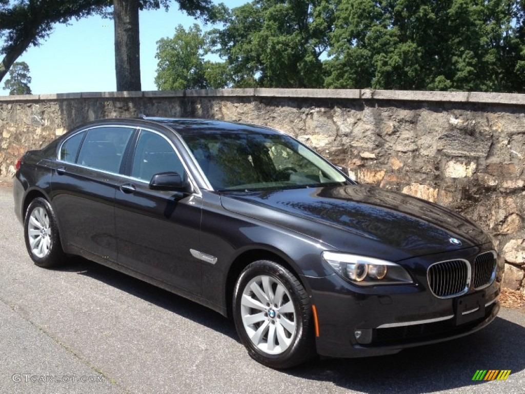 2009 7 Series 750Li Sedan - Dark Graphite Metallic / Oyster/Black Nappa Leather photo #1