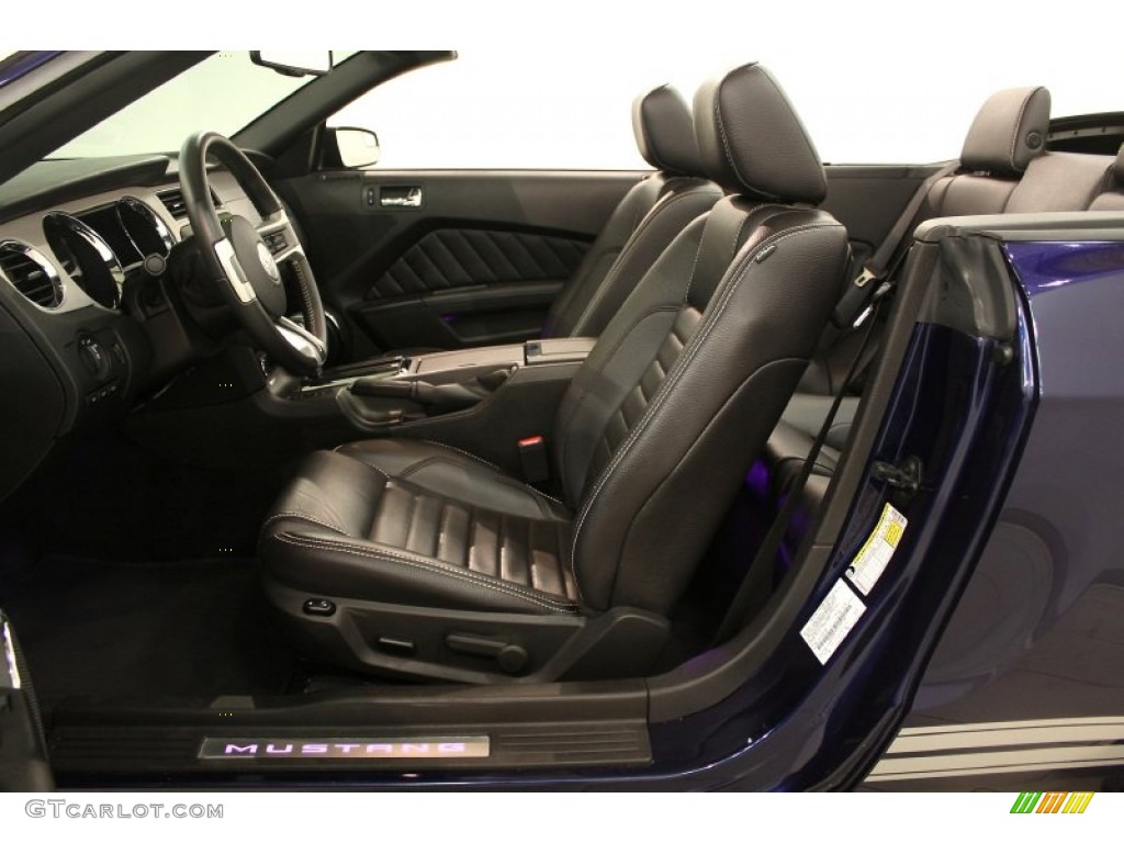 2012 Mustang V6 Premium Convertible - Kona Blue Metallic / Charcoal Black photo #11