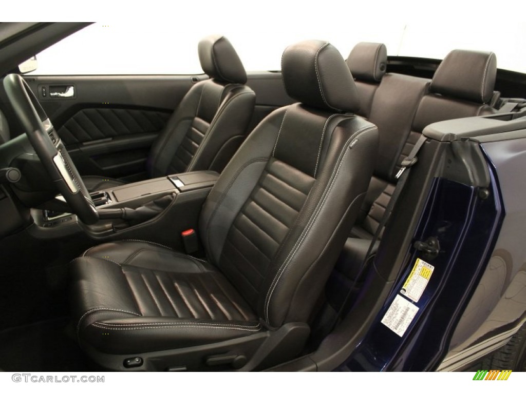 2012 Ford Mustang V6 Premium Convertible Front Seat Photo #66123611
