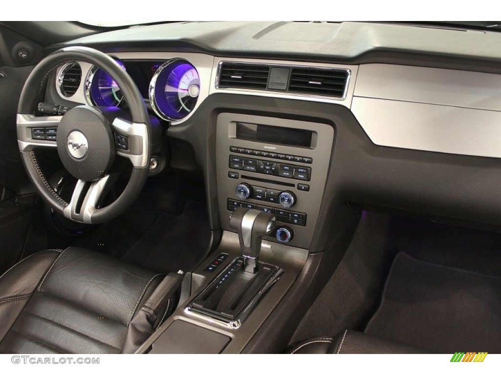 2012 Mustang V6 Premium Convertible - Kona Blue Metallic / Charcoal Black photo #23