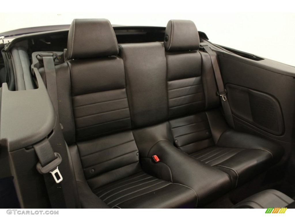 2012 Ford Mustang V6 Premium Convertible Rear Seat Photo #66123734