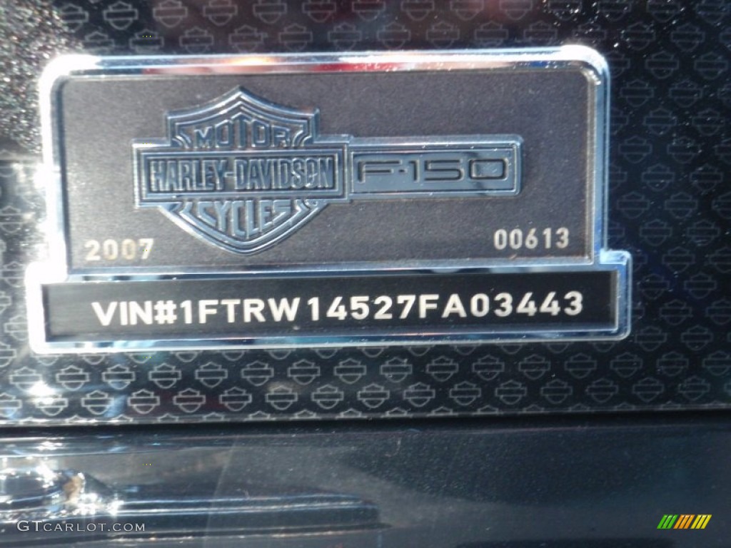 2007 Ford F150 Harley-Davidson SuperCrew 4x4 Marks and Logos Photo #66124799