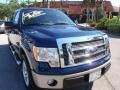 2010 Dark Blue Pearl Metallic Ford F150 Lariat SuperCrew  photo #2