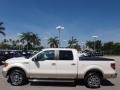 2010 White Platinum Metallic Tri Coat Ford F150 Lariat SuperCrew  photo #12