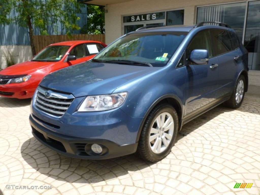 Newport Blue Pearl 2009 Subaru Tribeca Limited 7 Passenger Exterior Photo #66125690