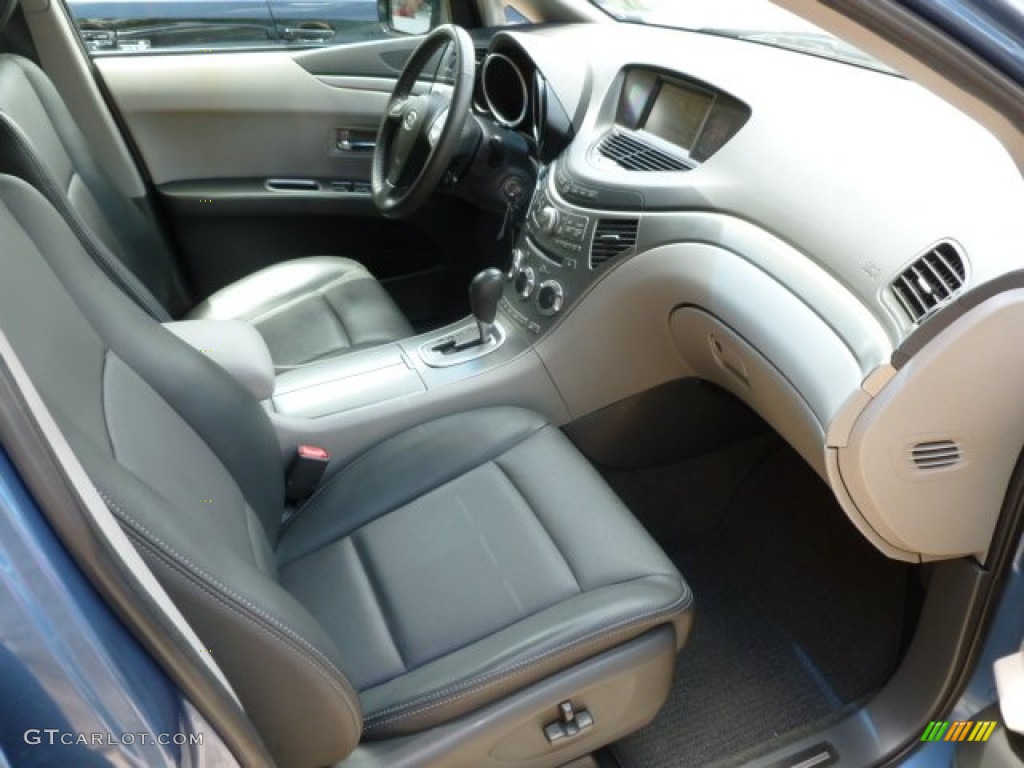 Slate Gray Interior 2009 Subaru Tribeca Limited 7 Passenger Photo #66125699
