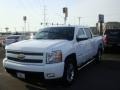 2007 Summit White Chevrolet Silverado 1500 LTZ Crew Cab 4x4  photo #4