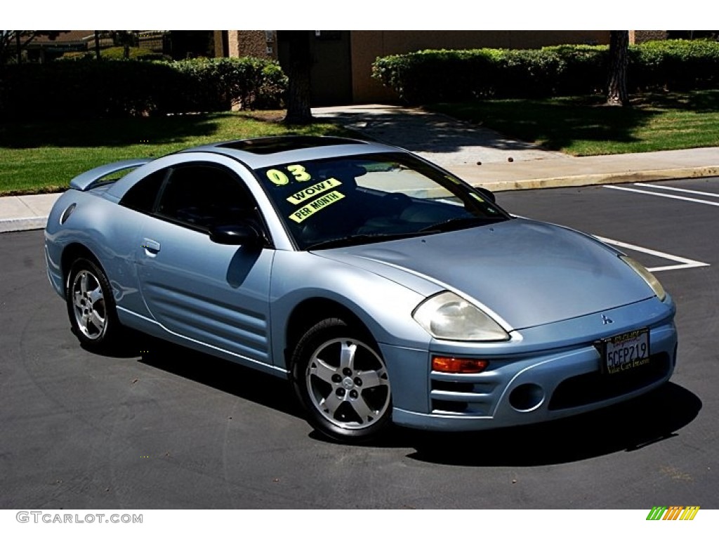 Steel Blue Pearl 2003 Mitsubishi Eclipse GS Coupe Exterior Photo #66126203