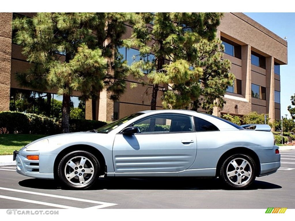 2003 Eclipse GS Coupe - Steel Blue Pearl / Midnight photo #9