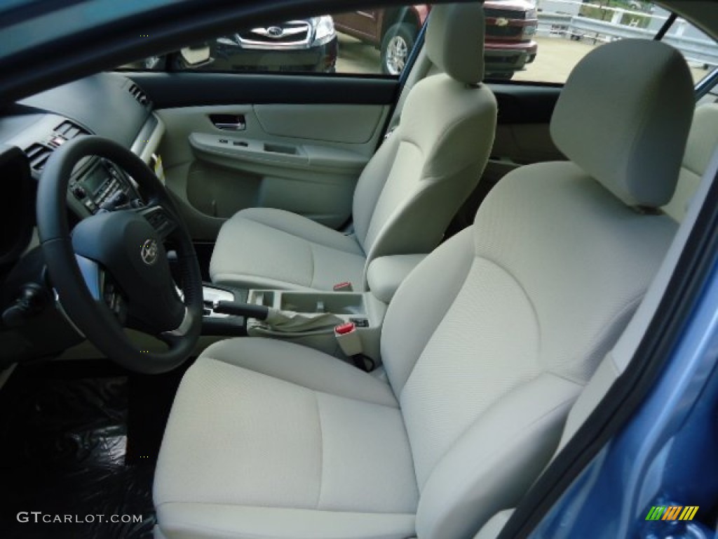 2012 Impreza 2.0i Premium 4 Door - Sky Blue Metallic / Ivory photo #8