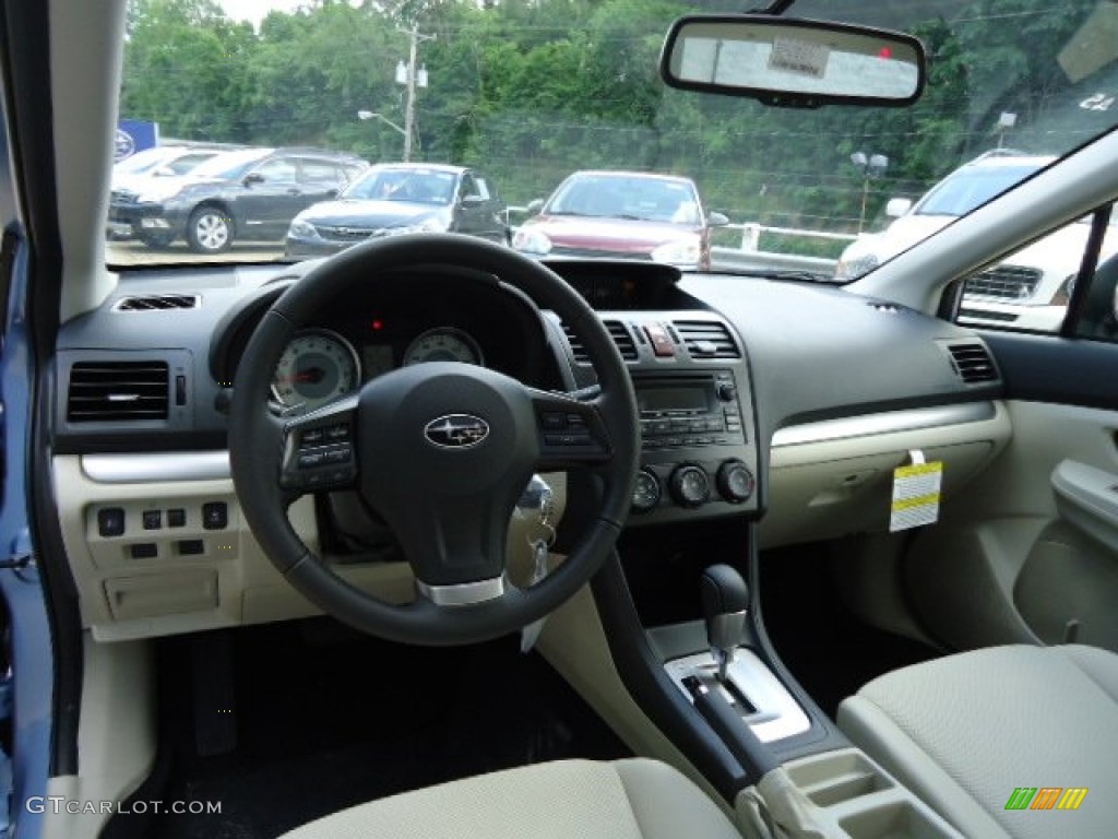 2012 Impreza 2.0i Premium 4 Door - Sky Blue Metallic / Ivory photo #10