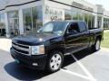 2008 Black Chevrolet Silverado 1500 LTZ Extended Cab 4x4  photo #1