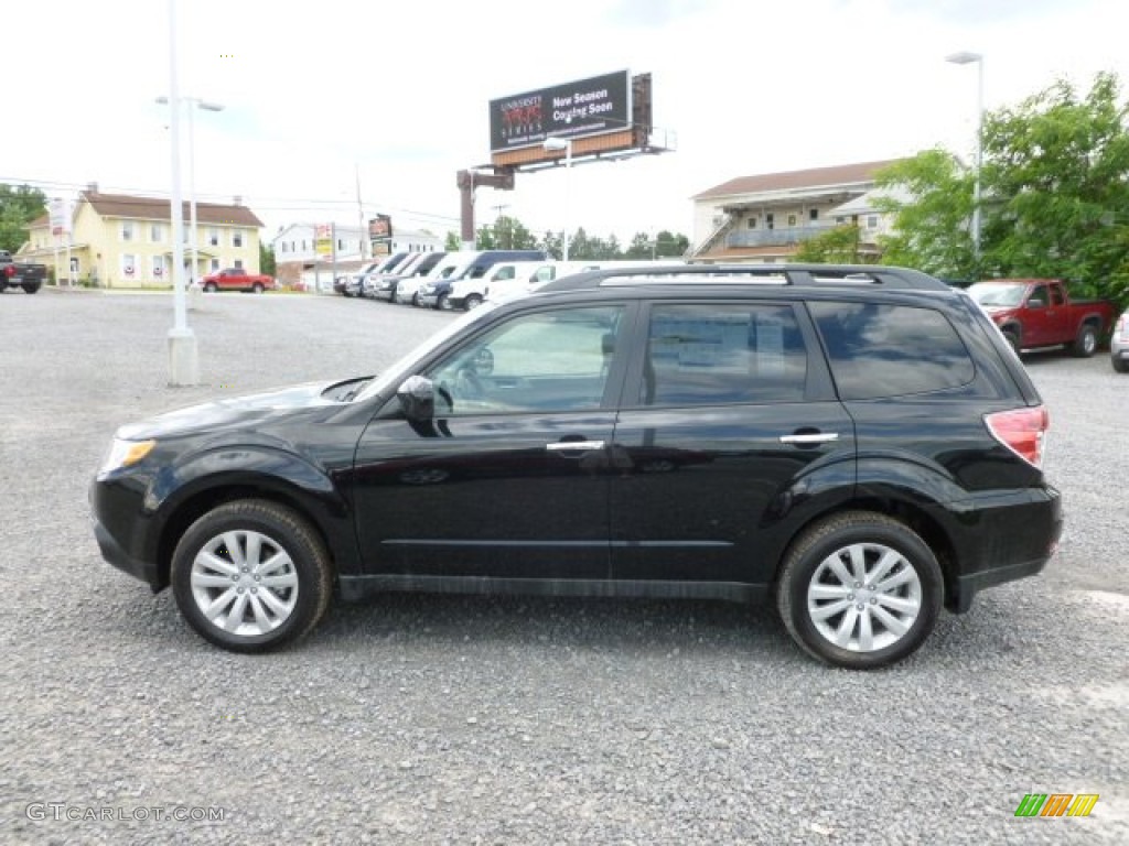Obsidian Black Pearl 2012 Subaru Forester 2.5 X Premium Exterior Photo #66126863