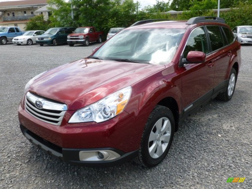 Ruby Red Pearl 2012 Subaru Outback 2.5i Premium Exterior Photo #66127418