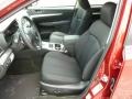 Off Black 2012 Subaru Outback 2.5i Premium Interior Color