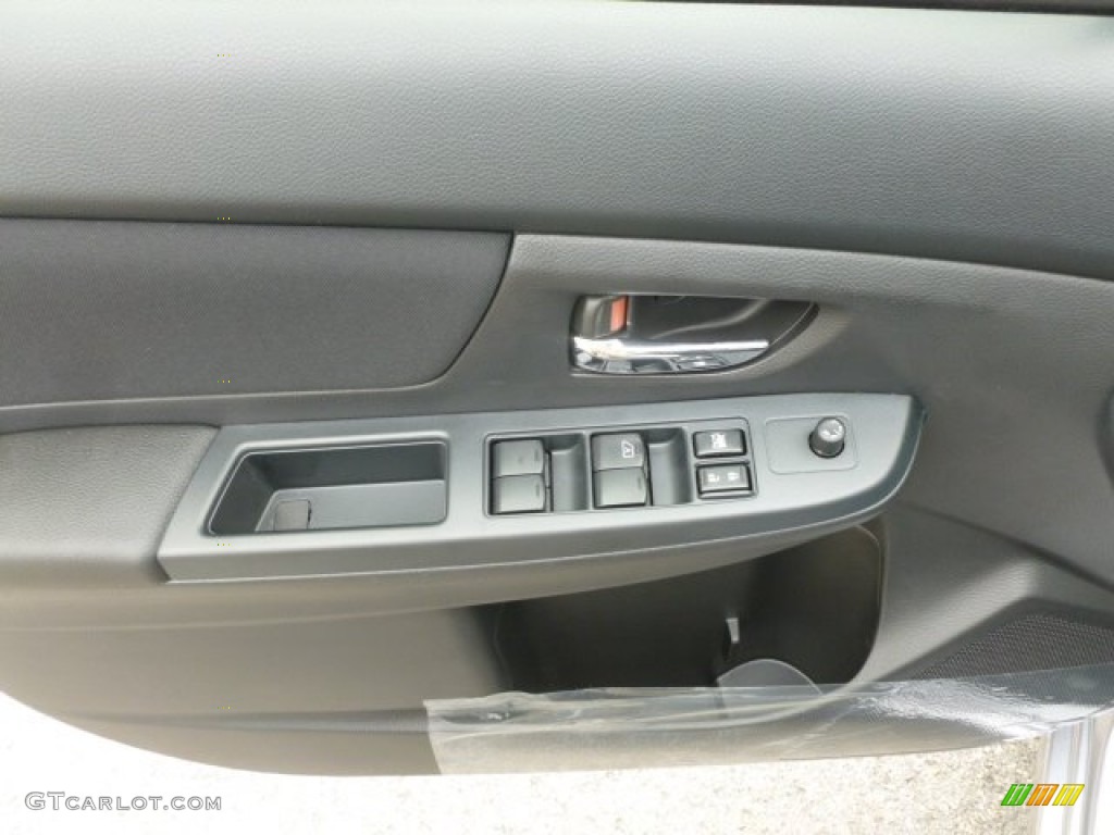 2012 Subaru Impreza 2.0i Premium 5 Door Black Door Panel Photo #66128033