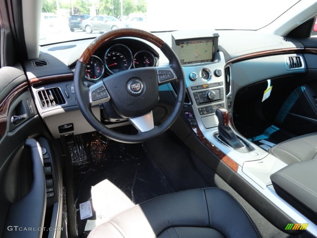 2012 Cadillac CTS 4 3.6 AWD Sport Wagon Ebony/Ebony Dashboard Photo #66128213