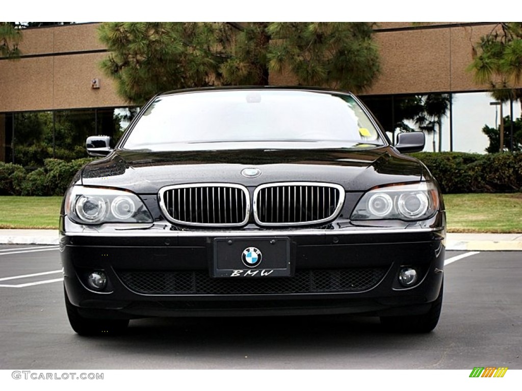 2006 7 Series 750i Sedan - Jet Black / Black/Black photo #3