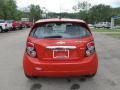 2012 Inferno Orange Metallic Chevrolet Sonic LTZ Hatch  photo #3