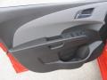 Jet Black/Dark Titanium 2012 Chevrolet Sonic LTZ Hatch Door Panel