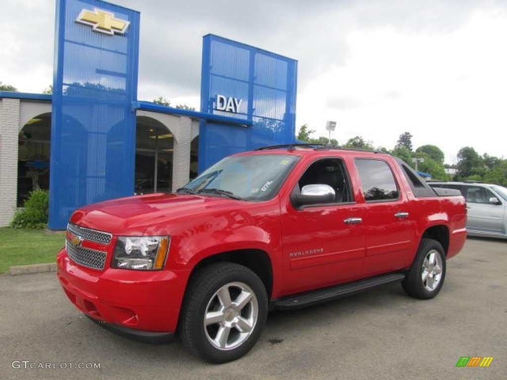 2012 Avalanche LT 4x4 - Victory Red / Ebony photo #1