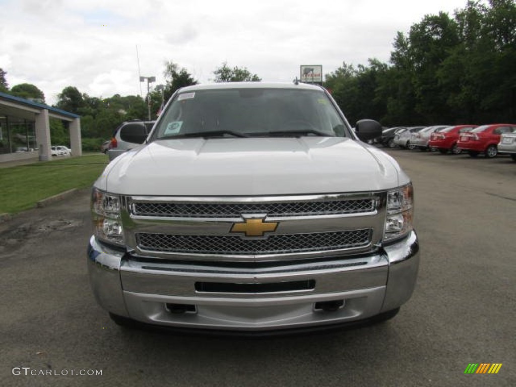 2012 Silverado 1500 LT Crew Cab 4x4 - Summit White / Light Titanium/Dark Titanium photo #6