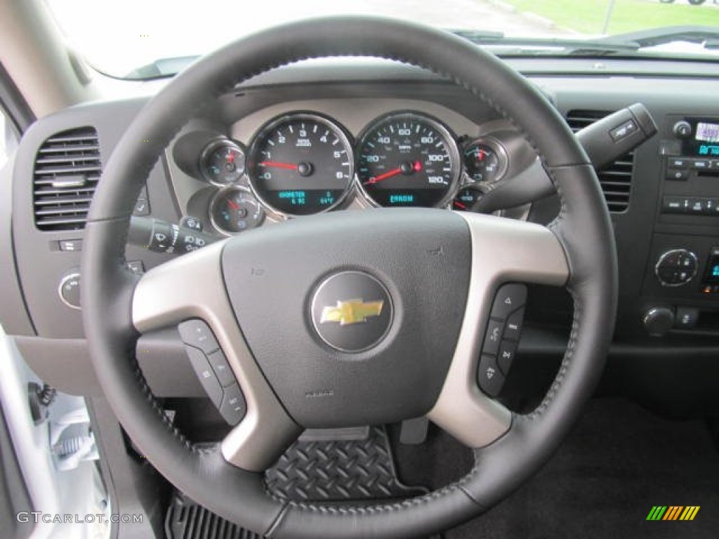 2012 Silverado 1500 LT Crew Cab 4x4 - Summit White / Light Titanium/Dark Titanium photo #10