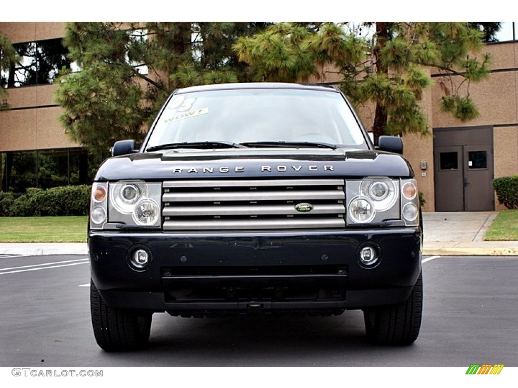 2003 Range Rover HSE - Java Black Metallic / Sand/Jet Black photo #3