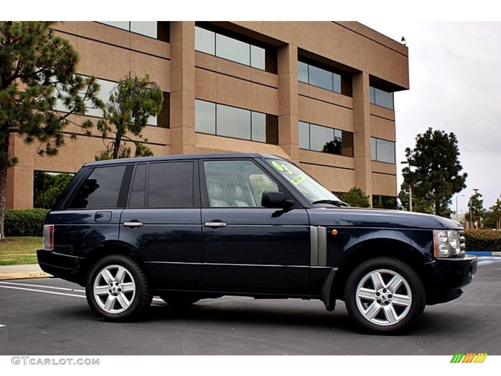 2003 Range Rover HSE - Java Black Metallic / Sand/Jet Black photo #5