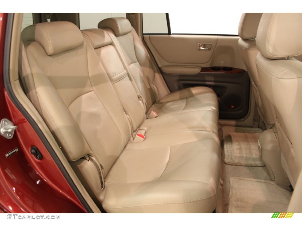 Ivory Interior 2004 Toyota Highlander Limited V6 4WD Photo #66130727