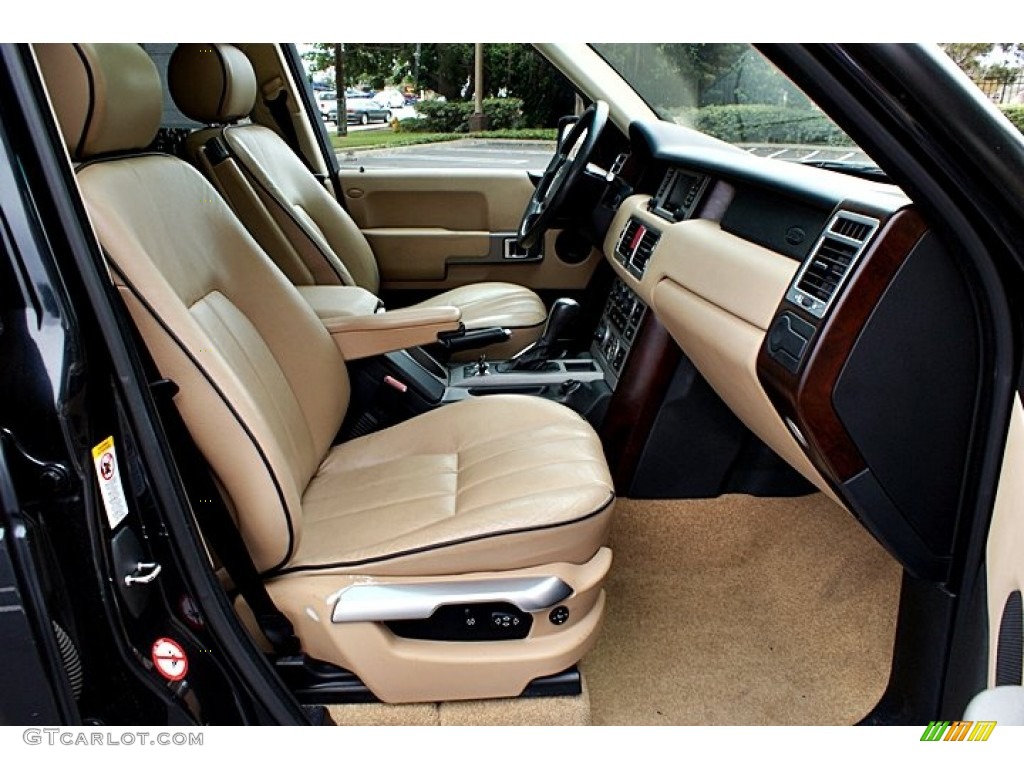 2003 Range Rover HSE - Java Black Metallic / Sand/Jet Black photo #13