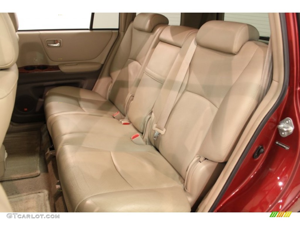 Ivory Interior 2004 Toyota Highlander Limited V6 4wd Photo