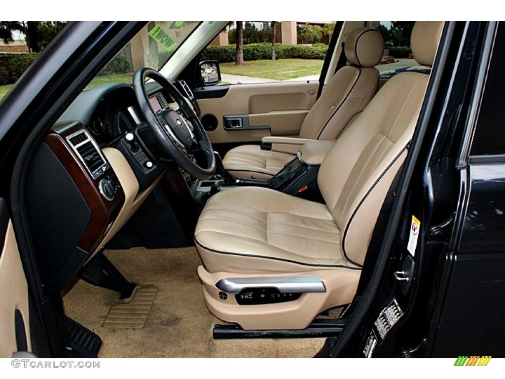 2003 Range Rover HSE - Java Black Metallic / Sand/Jet Black photo #17