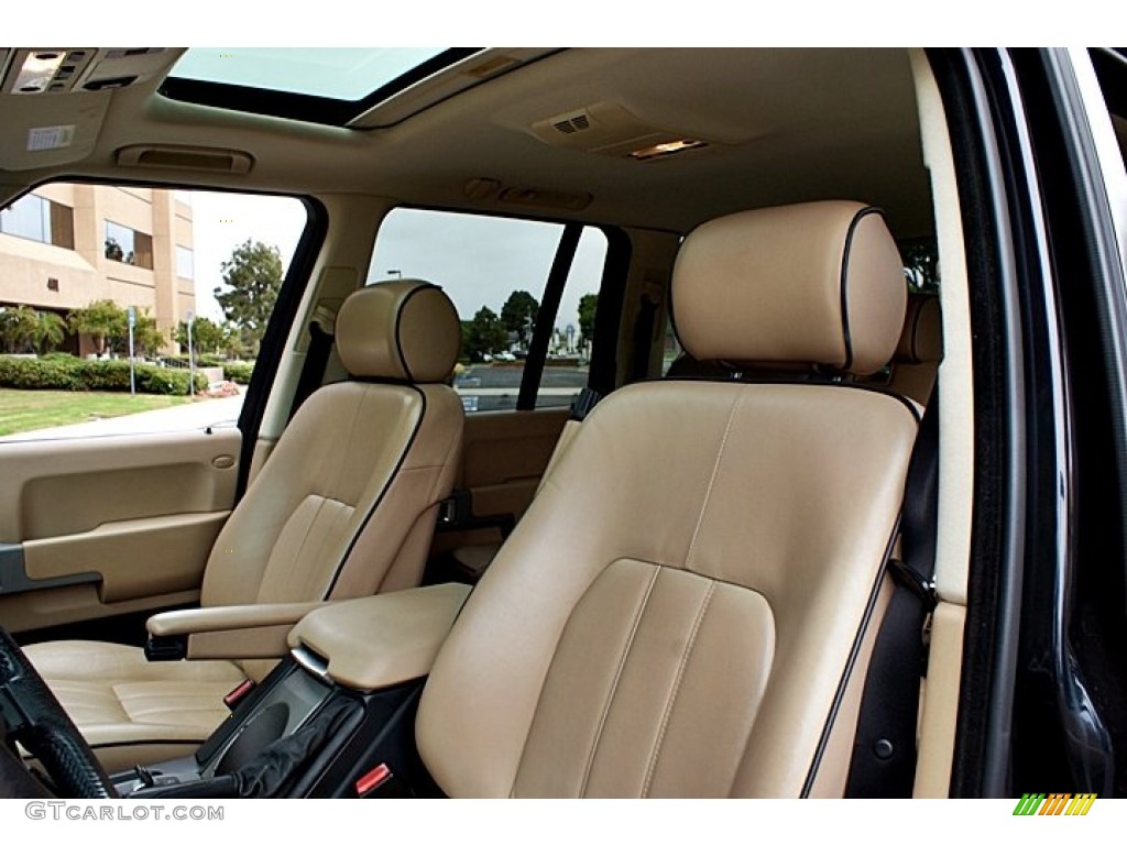 2003 Range Rover HSE - Java Black Metallic / Sand/Jet Black photo #18