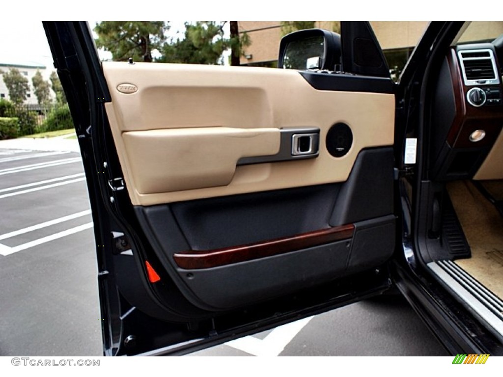 2003 Range Rover HSE - Java Black Metallic / Sand/Jet Black photo #41