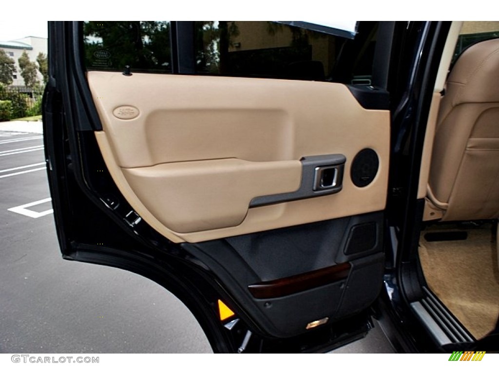 2003 Range Rover HSE - Java Black Metallic / Sand/Jet Black photo #42