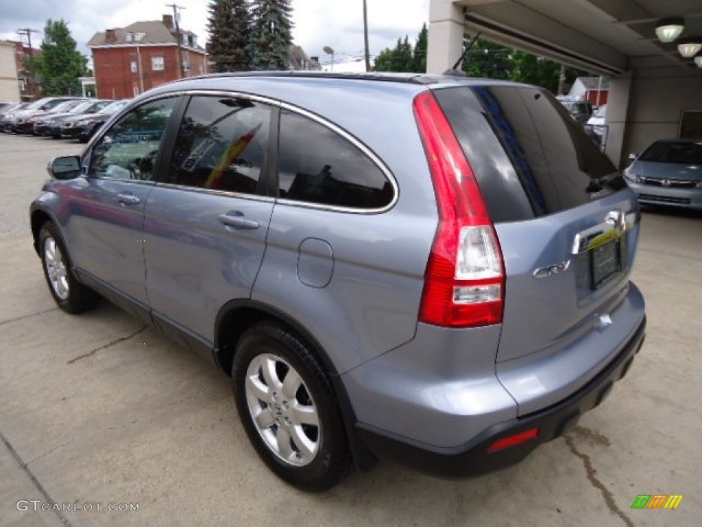 2009 CR-V EX-L 4WD - Glacier Blue Metallic / Gray photo #12