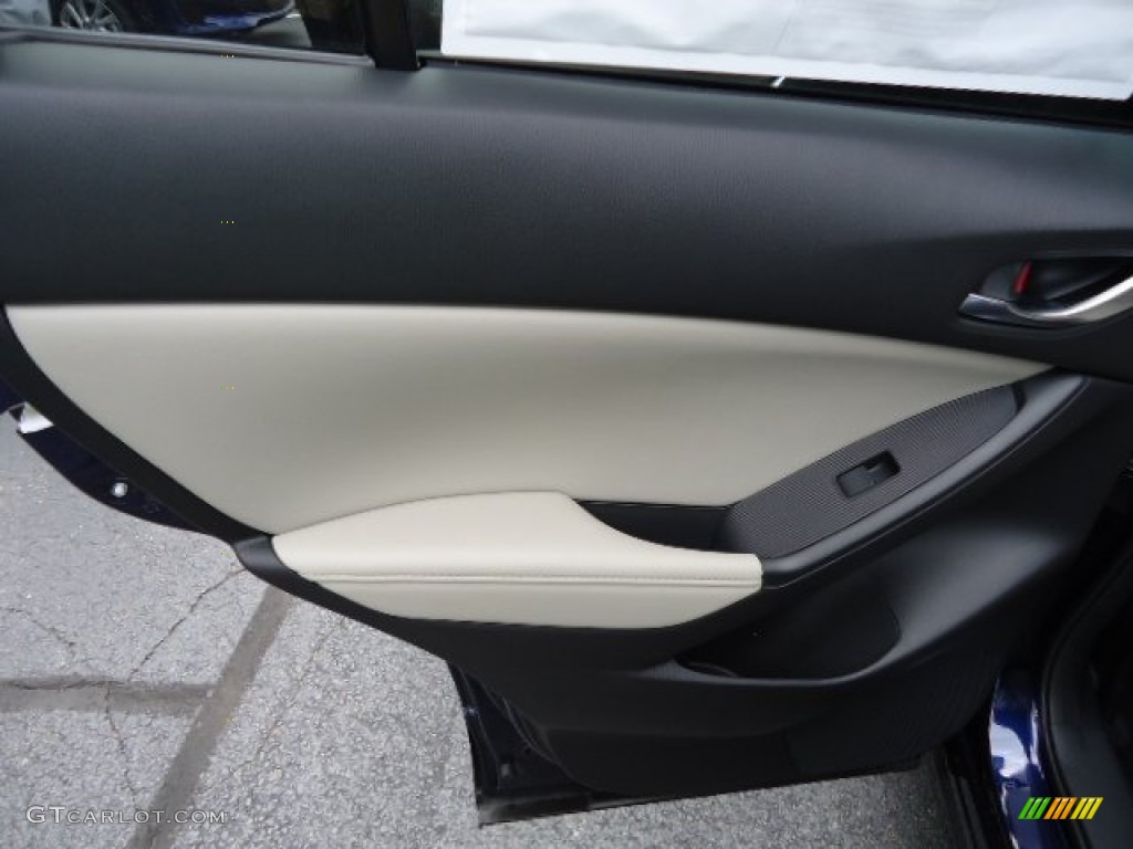 2013 Mazda CX-5 Grand Touring AWD Sand Door Panel Photo #66131999