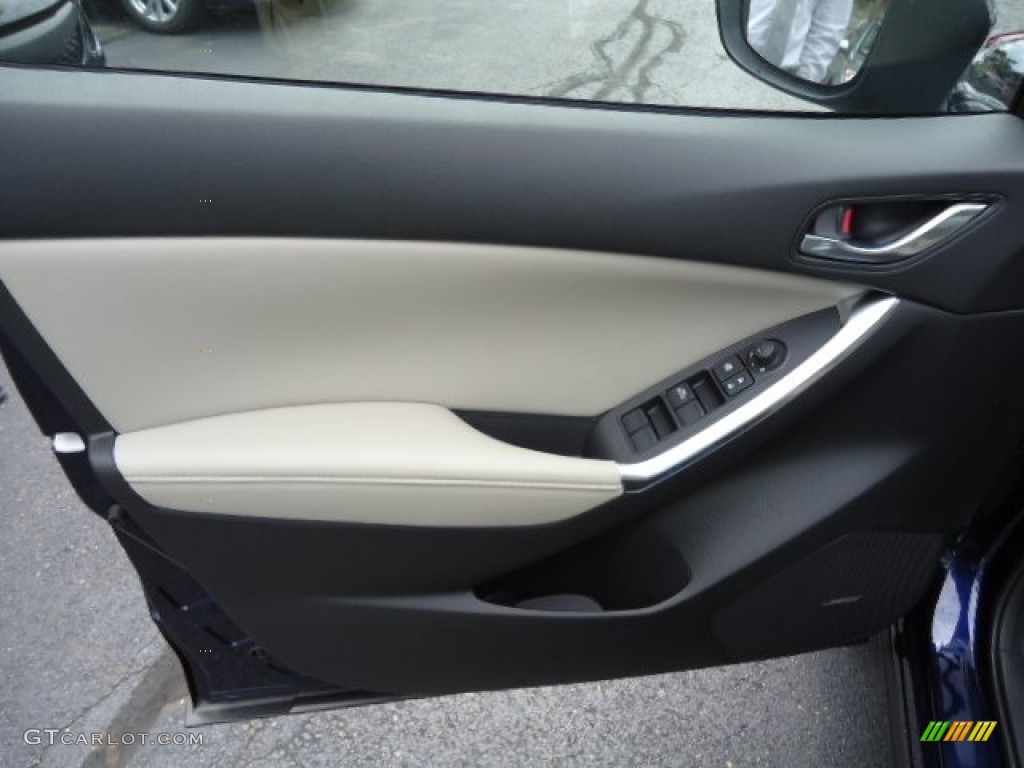 2013 Mazda CX-5 Grand Touring AWD Sand Door Panel Photo #66132005