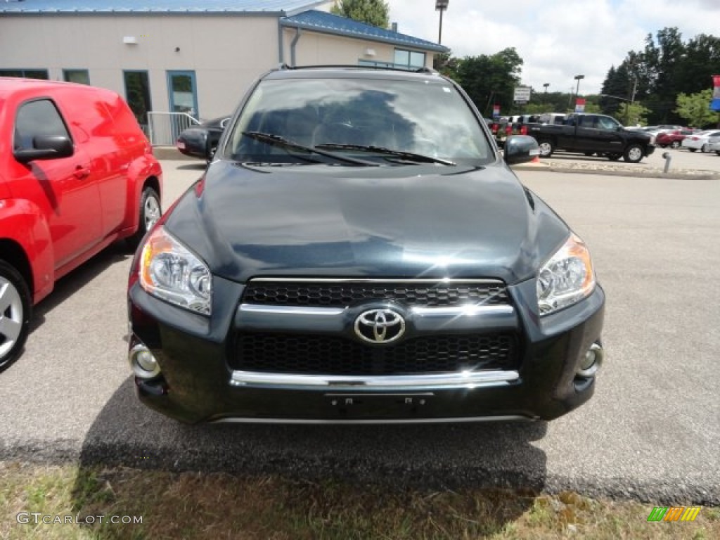 2009 RAV4 Limited 4WD - Black Forest Pearl / Sand Beige photo #1