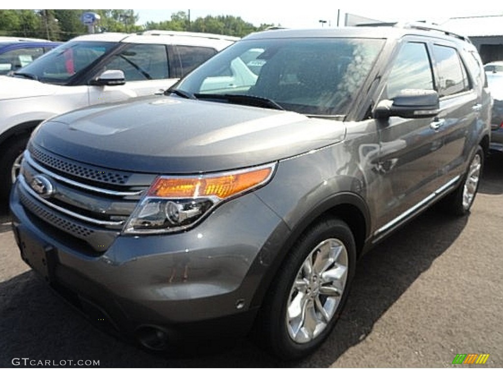 2013 Explorer Limited 4WD - Sterling Gray Metallic / Pecan/Charcoal Black photo #1