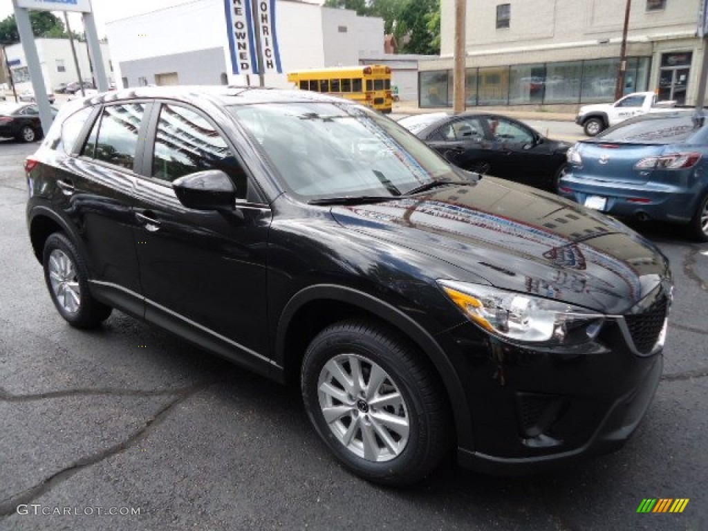 Black Mica 2013 Mazda CX-5 Sport AWD Exterior Photo #66132800