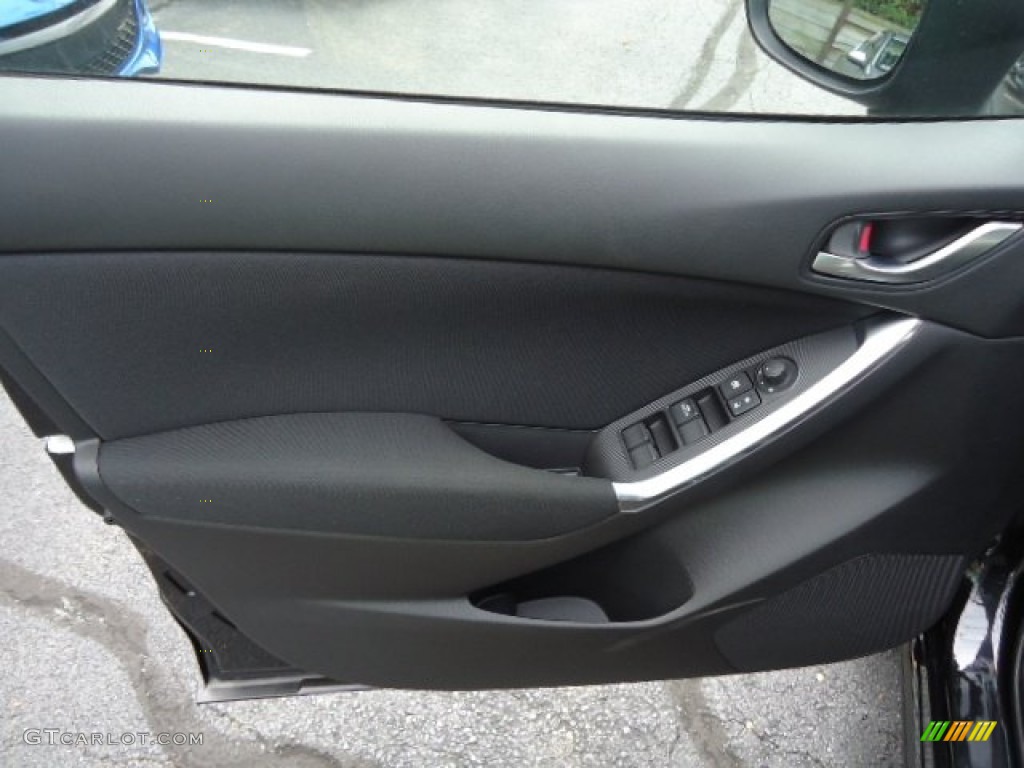 2013 Mazda CX-5 Sport Black Door Panel Photo #66133037