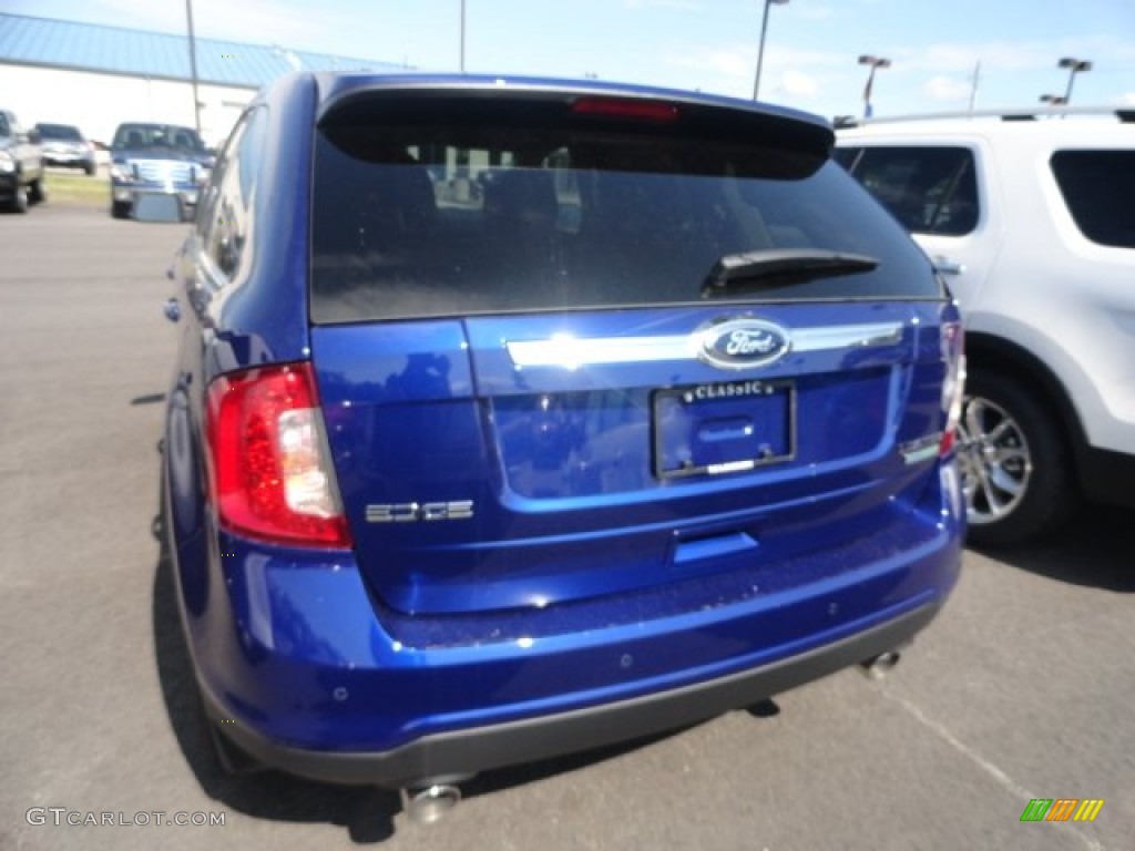 2013 Edge Limited EcoBoost - Deep Impact Blue Metallic / Charcoal Black photo #3