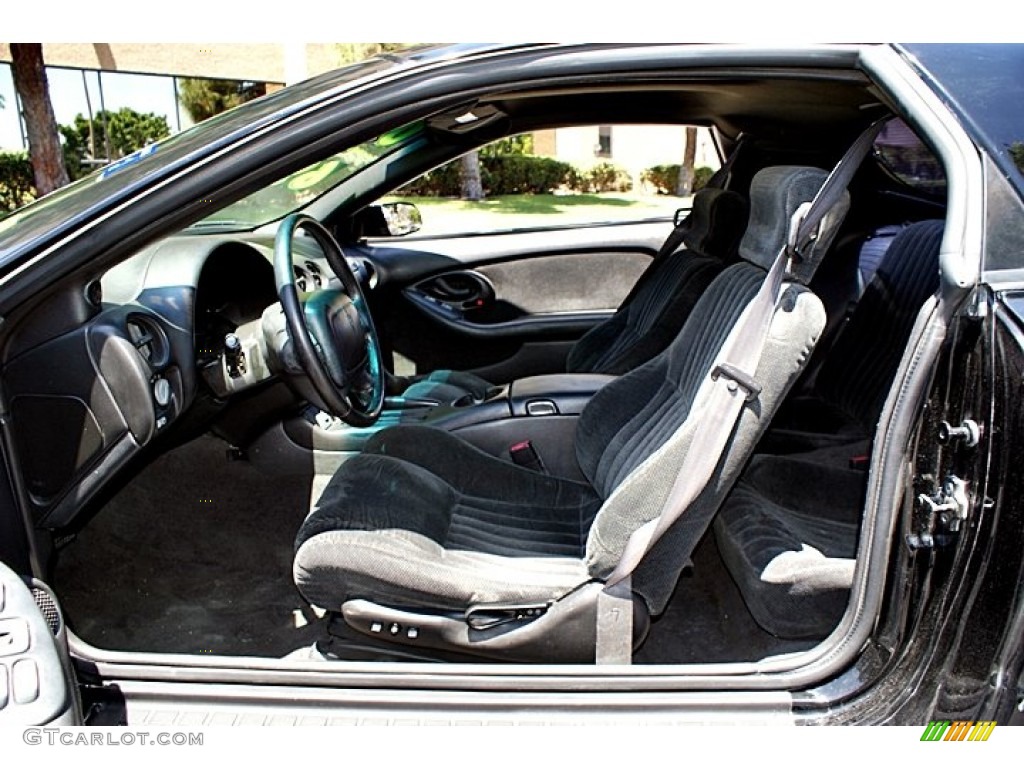 Ebony Interior 2001 Pontiac Firebird Coupe Photo #66133613